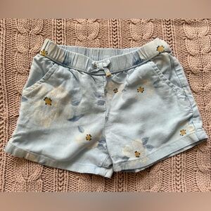 🌼 Carter’s Toddler Linen Blend Floral Shorts — Size 3T